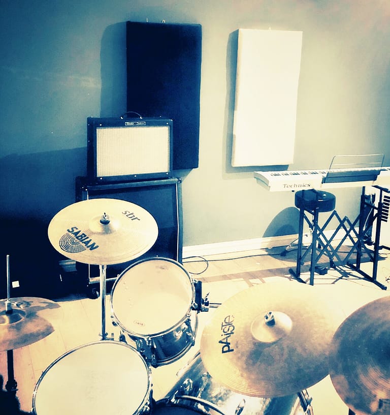 Rehearsal room set up